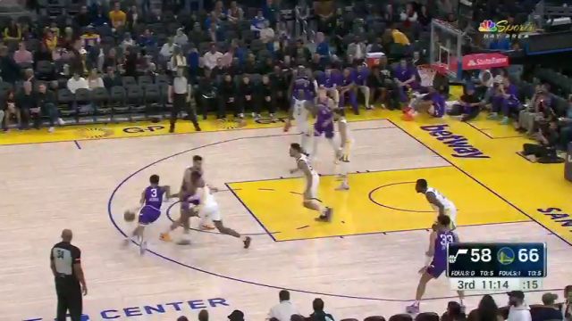 NBA常规赛：爵士vs勇士第3节中文解说回放