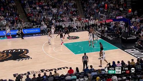 《NBA全场集锦》【回放】NBA常规赛：火箭vs灰熊节英文原声全场回放