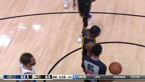 《NBA全场集锦》【回放】NBA常规赛：勇士vs老鹰第2节英文原声回放