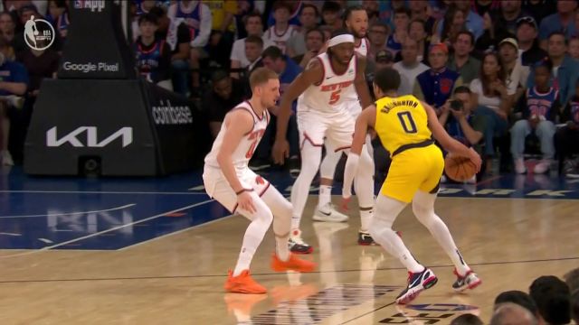 NBA季后赛：步行者vs尼克斯G7英文原声全场回放