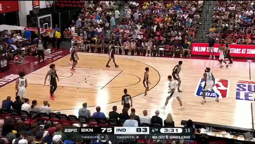 《NBA全场集锦》【回放】篮网vs步行者第4节英文原声回放