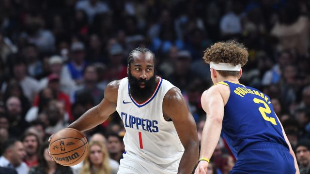 哈登vs勇士集锦 全场拿下28分15助攻效率奇高拿下比赛