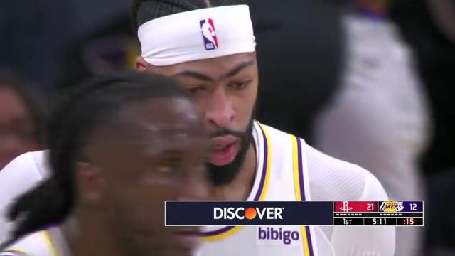 NBA常规赛：火箭vs湖人英文原声全场回放