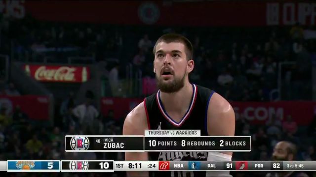 尼克斯vs快船第1节英文原声回放