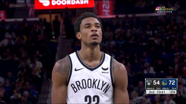 篮网vs勇士英文原声全场回放