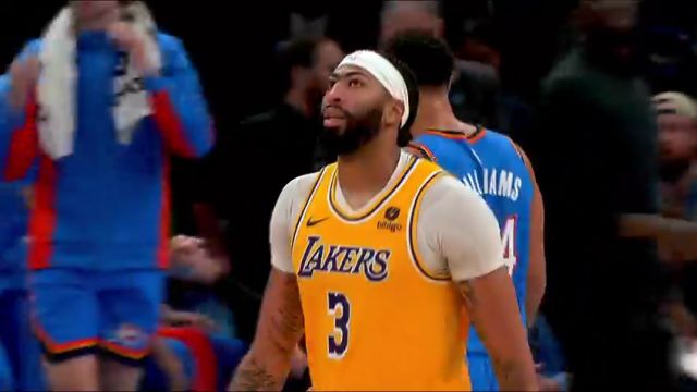 NBA常规赛：湖人vs雷霆第4节中文解说回放