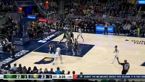 《NBA全场集锦》【回放】雄鹿vs步行者第1节中文解说回放