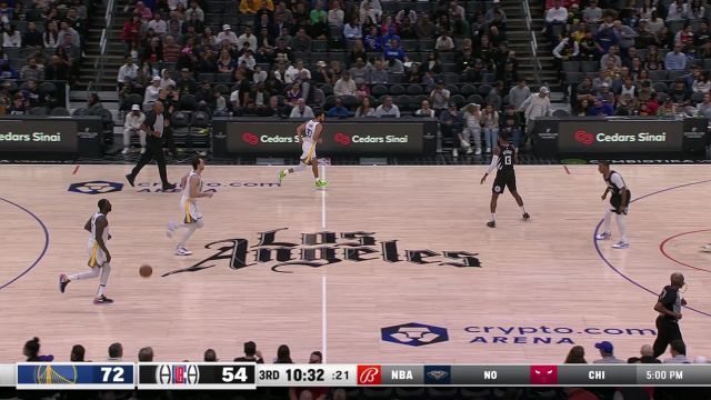 勇士vs快船精华纯享 三巨头20+乔治准绝杀22分逆转复仇勇士