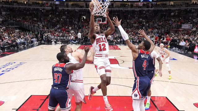 奇才98-127公牛 多森姆新高34分 武切维奇29+13公牛大胜奇才