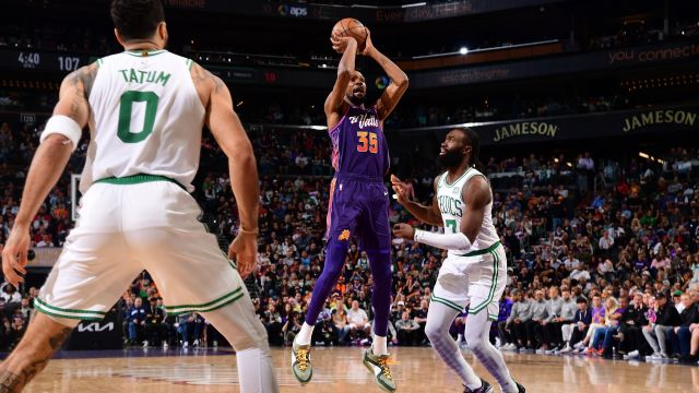 凯尔特人vs太阳五佳球 杜兰特骑马射箭中投命中 塔图姆超远三分一箭穿心