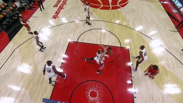 NBA常规赛：热火vs猛龙第4节英文解说回放