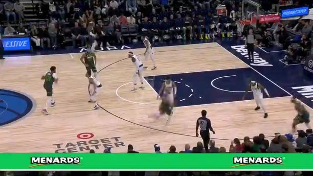 NBA常规赛：独行侠vs森林狼第2节中文解说回放