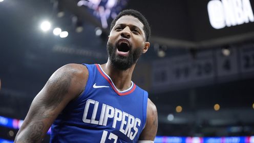 《TOP时刻》【原声】17日NBA五佳球 乔治潇洒反扣霸气怒吼 恩比德欧洲步单吃约基奇