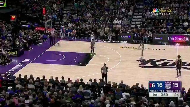 76人vs国王第1节中文解说回放