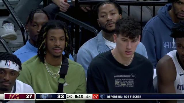 NBA常规赛：骑士vs灰熊英文原声全场回放
