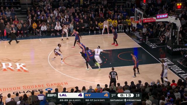 眉有意外！浓眉一攻一传接连轰炸尼克斯篮筐