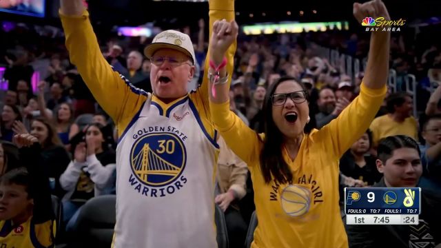 快速进入状态 库里张弓搭箭三分一击命中