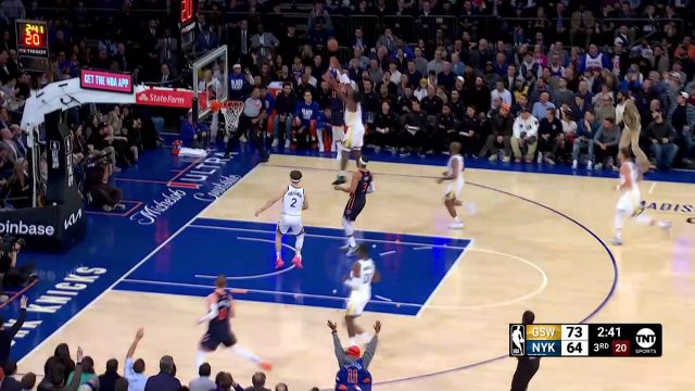 单骑救主毫不手软 布伦森底角再次命中三分缩小差距