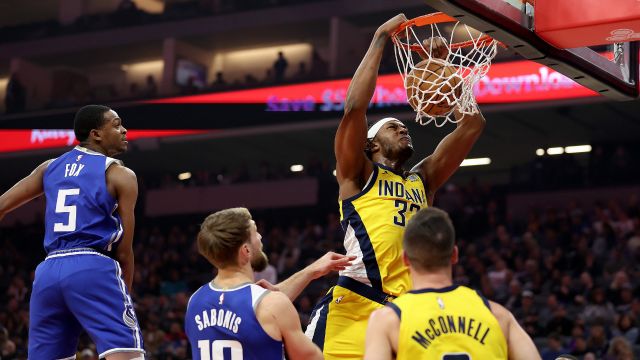 步行者vs国王五佳球 谢泼德送出空配连线托平接球轰炸篮筐