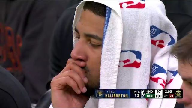 NBA常规赛：步行者vs凯尔特人第3节中文解说回放