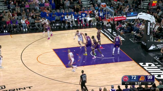 瞬间把太阳打停 活塞一波8-0将分差迫近到22分