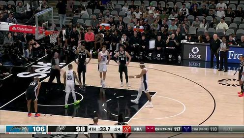 《圣安东尼奥马刺》NBA常规赛：魔术vs马刺第4节中文解说回放