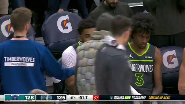 NBA常规赛：黄蜂vs森林狼第4节中文解说回放