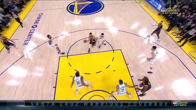 NBA常规赛：黄蜂vs勇士第1节中文解说回放