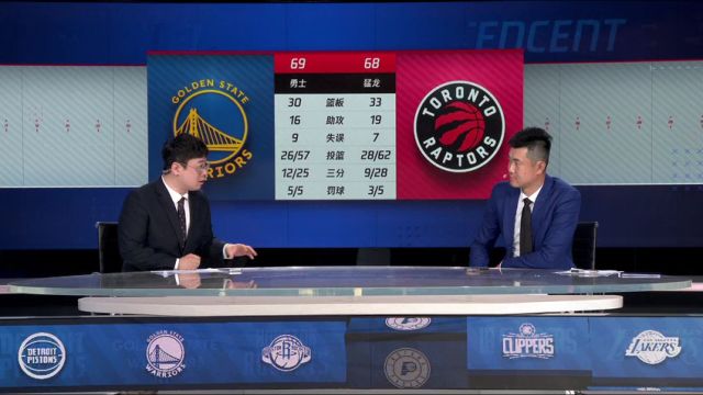 勇士vs猛龙第3节中文解说回放
