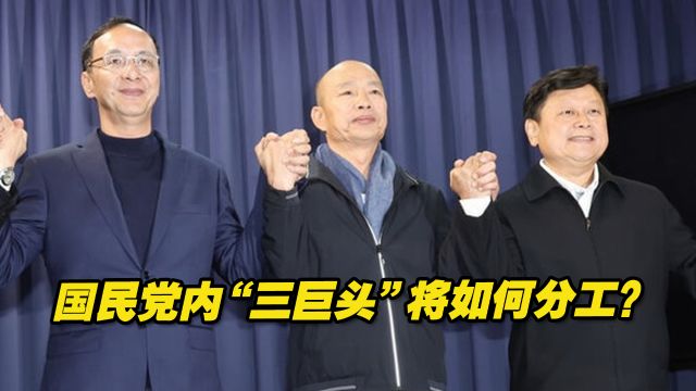 朱立伦、韩国瑜和傅崐萁跻身国民党内“三巨头”,将如何分工?