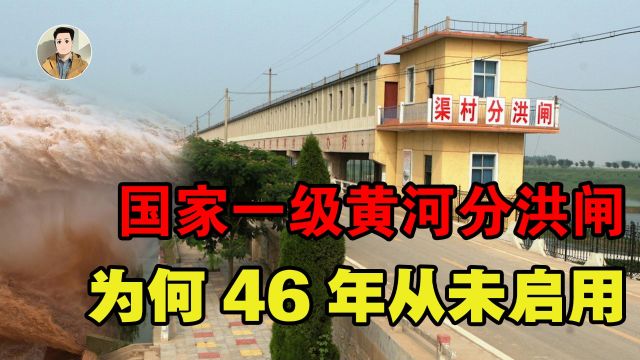 国家一级黄河分洪闸,建成46年却从未启用,这到底是为什么?