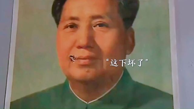 我们像葵花:村民无意戳破主席画像,却被村官们当场捉了起来,直接赏牢饭吃