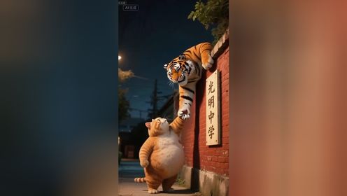 胖橘猫和胖虎半夜翻墙去网吧胖橘._高清1080P在线观看平台_腾讯视频
