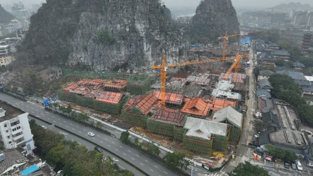 桂林宋城扩建二期工程东镇路施工纪实