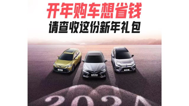 开年购车想省钱,请查收这份新年礼包