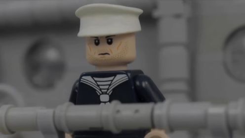 【60帧】俾斯麦号之战 丝滑流畅 乐高二战动画 定格动画