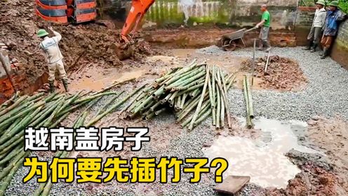 越南人是如何盖房子的？为什么打地基要插满“砖块”和“竹子”