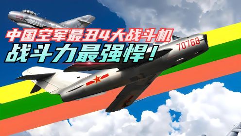 中国空军最丑的4大战斗机，战斗力最强悍，有一款是歼20原型