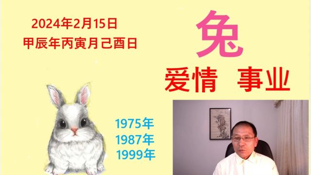 生肖兔2024年爱情与事业双喜临门