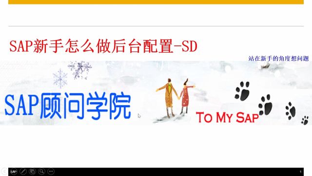 SAP新手怎么做后台配置SD