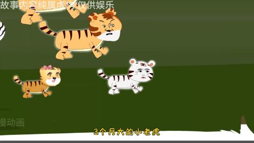 小老虎带着一群大老虎，全部逃出了动物园#沙雕动画11
