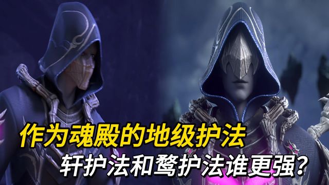 斗破苍穹:作为魂殿的地级护法,轩护法和鹜护法谁更强?