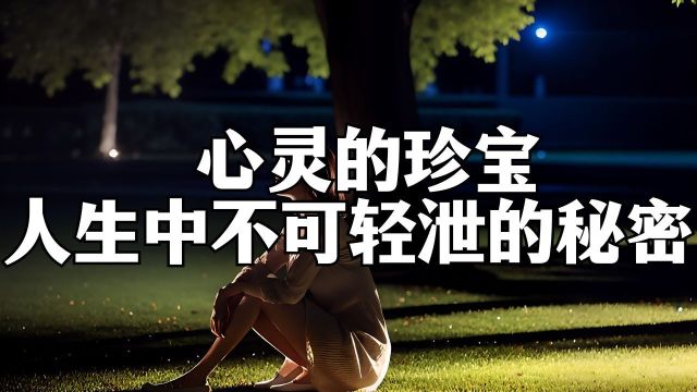 心灵的珍宝:人生中不可轻泄的秘密