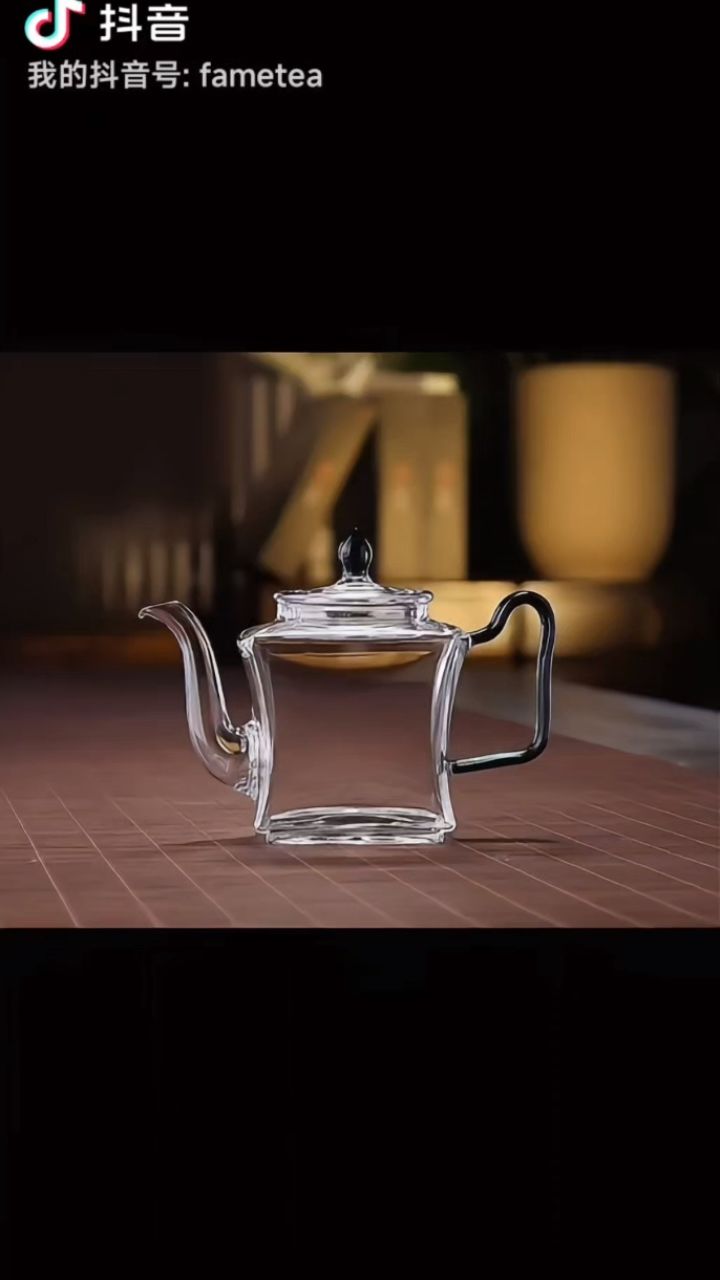 创作灵感 #茶生活 #茶具 #茶具好物推荐 #玻璃茶壶 迷你小茶壶四方