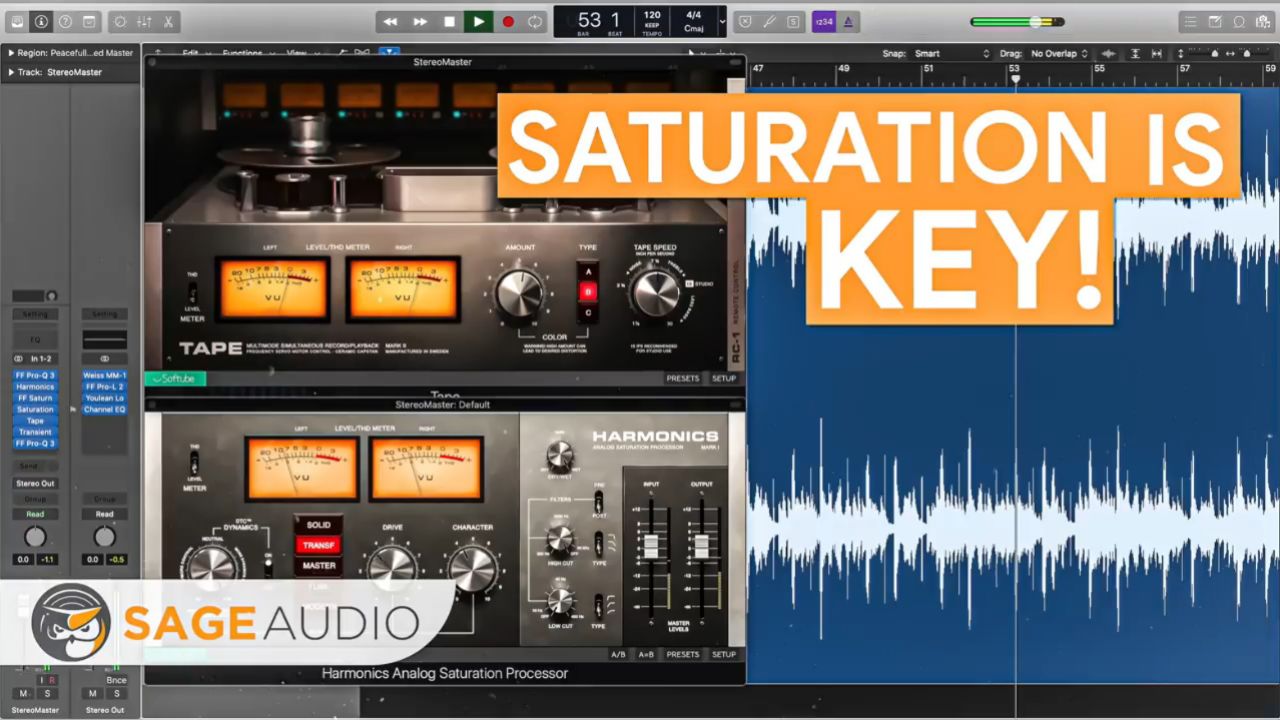 what is saturation for mixing and mastering