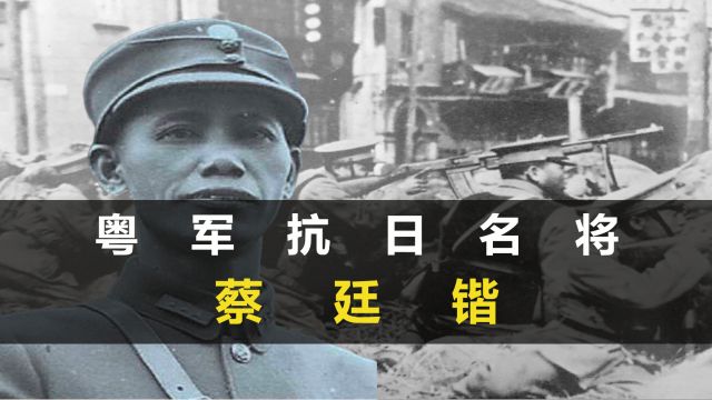 蔡廷锴:粤军抗日名将,一口气看完蔡廷锴将军的一生