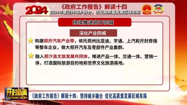 《政府工作报告》解读十四:坚持城乡融合 优化高质量发展区域布局