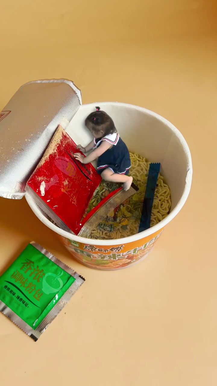 能进去洗澡的超大碗泡面7515谁不想要71