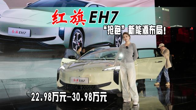 22.98万起有点贵?红旗新能源EH7上市,“抢跑”新能源布局!