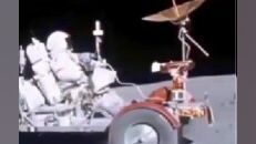 阿波罗载人登月真的是假的吗？一段真实影像，告诉你答案！